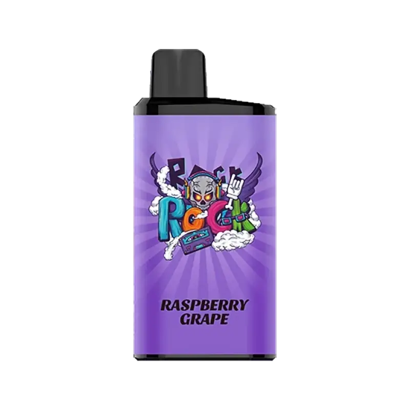 Igeti bar pro raspberry grape vape pen with purple color cartoon skull design and black cap for vaping use